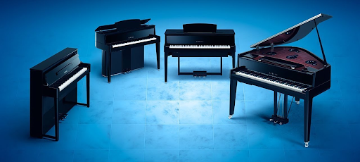 So sánh đàn piano cơ và điện (ảnh minh họa)